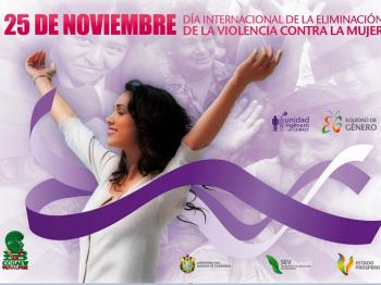 DÍA INTERNACIONAL DE LA ELIMINACIÓN DE LA VIOLENCIA CONTRA LA MUJER  