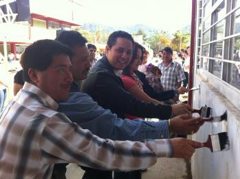 Cumple JDO con alumnos de Zongolica