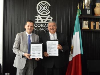 ICATVER Y COBAEV FIRMAN CONVENIO DE COLABORACIÓN EN MATERIA DE CAPACITACIÓN