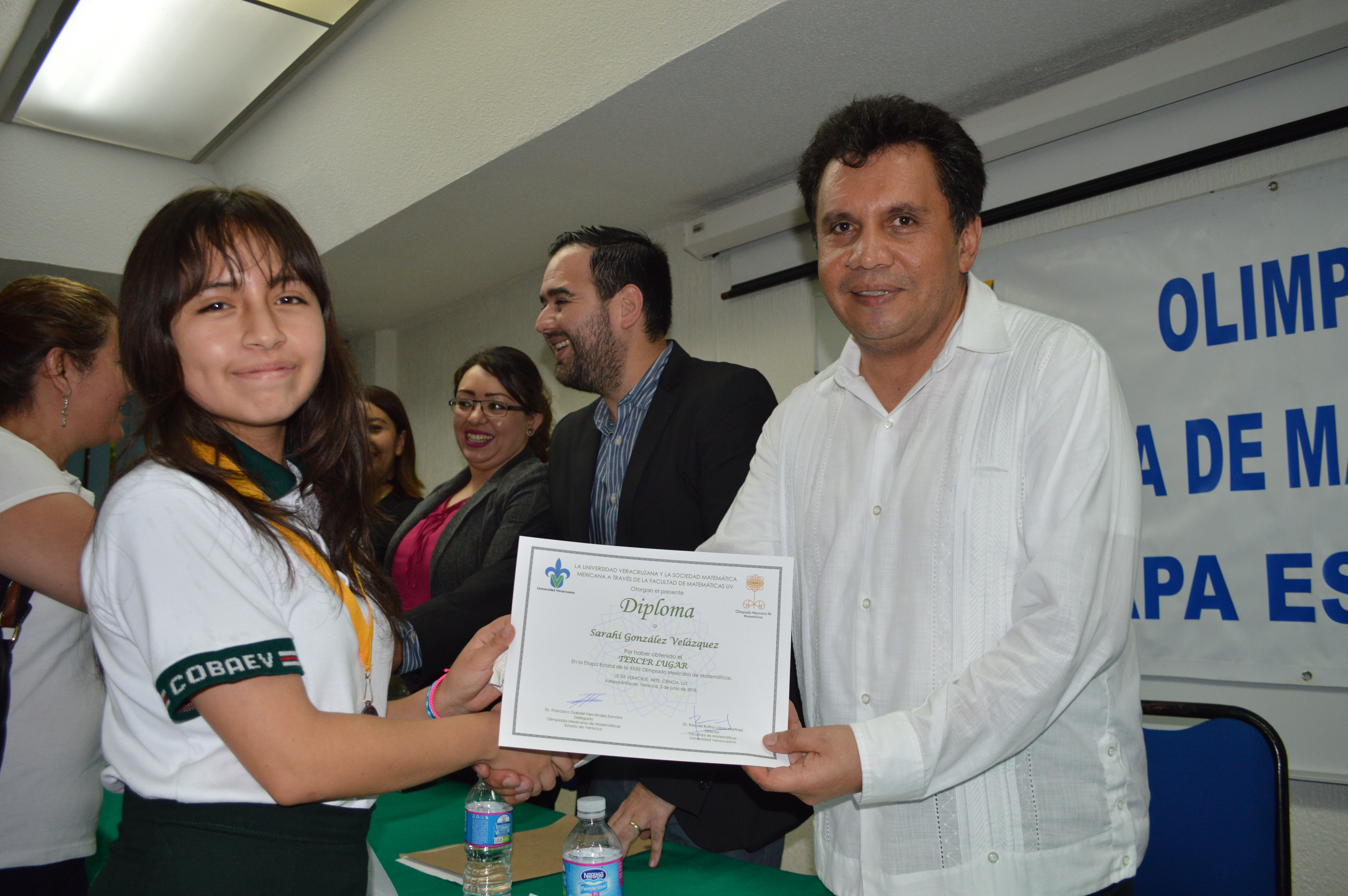 COBAEV, primer lugar en la XXXII Olimpiada Mexicana de Matemáticas #SemilleroDeTalentos