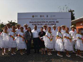INAUGURAN INSTALACIONES DEL PLANTEL 56 FORTÍN DE LAS FLORES