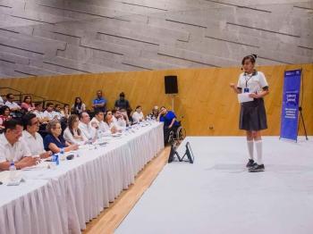 ALUMNAS DEL COBAEV INTEGRAN EL PRIMER CABILDO JUVENIL 2019 DE BOCA DEL RÍO 