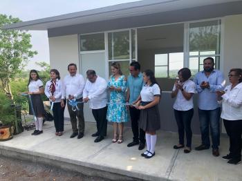 INAUGURAN AULA DIDÁCTICA EN EL PLANTEL 11 PASO DE OVEJAS