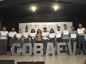 GRAN TRIUNFO DE LOS ALUMNOS DEL COBAEV EN LA OLIMPIADA ESTATAL DE BIOLOGÍA