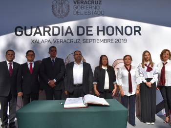 COBAEV REALIZA GUARDIA DE HONOR ANTE EL MONUMENTO DEL PADRE DE LA PATRIA