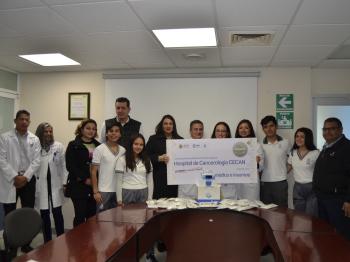 COBAEV ENTREGA EQUIPO MÉDICO E INSUMOS AL CECAN