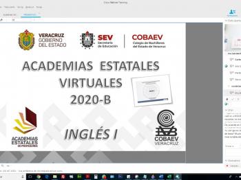 INICIAN LAS ACADEMIAS ESTATALES DE PROFESORES 2020-B