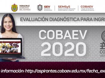 COBAEV PRESENTA FECHAS Y HORARIOS PARA EVALUACIÓN DIAGNÓSTICA