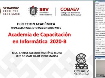 CONCLUYEN LAS ACADEMIAS ESTATALES VIRTUALES 2020-B