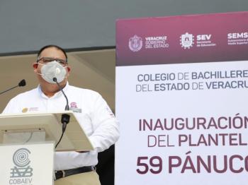 INAUGURAN INSTALACIONES DEL PLANTEL 59 PÁNUCO