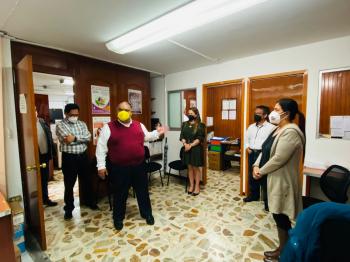 EL DIRECTOR GENERAL DEL COBAEV REALIZA RECORRIDO POR LAS INSTALACIONES