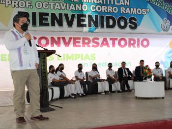 ALUMNOS DEL COBAEV PARTICIPAN EN CONVERSATORIO SOBRE ENERGÍAS LIMPIAS