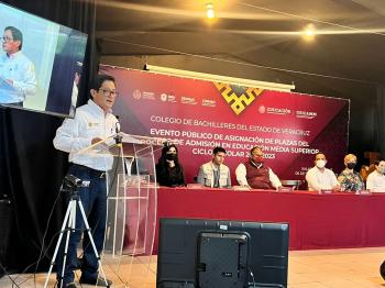COBAEV REALIZA EVENTO PÚBLICO DE ASIGNACIÓN DE VACANTES