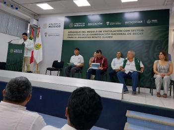 COBAEV PARTICIPA EN MEJORA DE LA ENTREGA DE BECAS “BENITO JUÁREZ