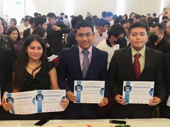PLATA PARA ALUMNOS DEL COBAEV EN OLIMPIADA NACIONAL DE QUÍMICA