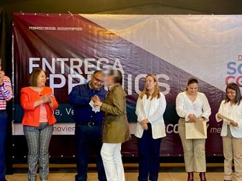 GANADORES DEL DECIMOCTAVO SORTEO COBAEV RECIBEN PREMIOS