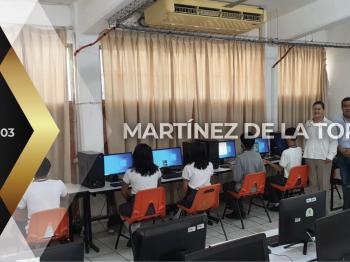 INSTALAN 17 EQUIPOS DE CÓMPUTO EN LA ZONA III