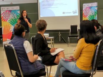 REALIZA COBAEV TALLER SOBRE DERECHOS HUMANOS