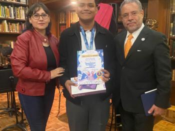 ALUMNO DEL COBAEV GANA CONCURSO NACIONAL DE DISCURSO Y ORATORIA