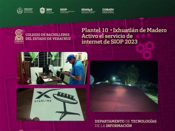 SE GARANTIZA UN MEJOR SERVICIO DE INTERNET EN PLANTELES 