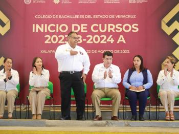 COBAEV INICIA CICLO ESCOLAR BAJO LA NUEVA ESCUELA MEXICANA