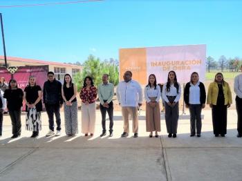 INAUGURAN DOMO DEL PLANTEL 58 DE PEROTE