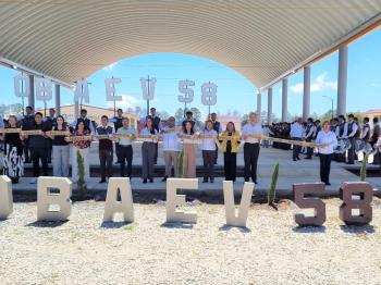 INAUGURAN DOMO DEL PLANTEL 58 DE PEROTE