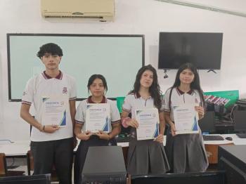 ORO EN OLIMPIADA ESTATAL DE INFORMÁTICA PARA ALUMNO DEL COBAEV