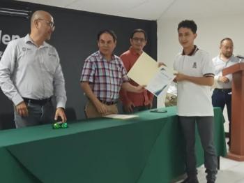 ORO EN OLIMPIADA ESTATAL DE INFORMÁTICA PARA ALUMNO DEL COBAEV