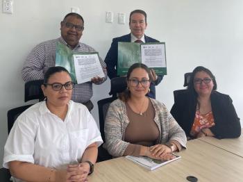 FIRMAN CONVENIO COBAEV Y LA ESCUELA LIBRE DE DERECHO DE PUEBLA