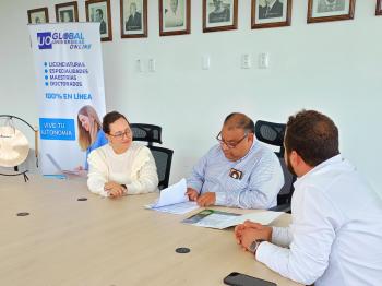 CELEBRAN CONVENIO COBAEV Y UNIVERSIDAD UO GLOBAL