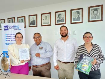 CELEBRAN CONVENIO COBAEV Y UNIVERSIDAD UO GLOBAL