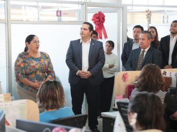 VISITA SECRETARIA DE EDUCACIÓN LAS INSTALACIONES DEL COBAEV