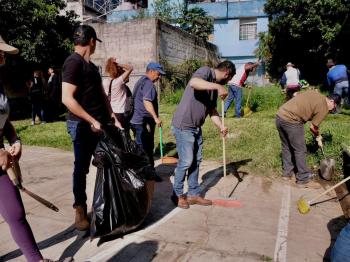 SE SUMA COBAEV A JORNADA DE REHABILITACIÓN DE ESPACIOS EDUCATIVOS