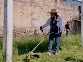 SE SUMA COBAEV A JORNADA DE REHABILITACIÓN DE ESPACIOS EDUCATIVOS
