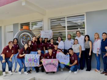 COBAEV 32 COATZINTLA INAUGURA NUEVAS AULAS 
