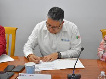 COBAEV FIRMA CONVENIO CON TC ENERGÍA Y CFENERGÍA 