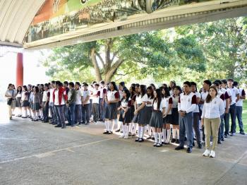 INAUGURA COBAEV SEMESTRE 2026-A EN EL PLANTEL 42 MINATITLÁN