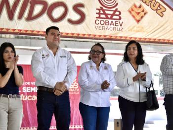 INAUGURA COBAEV SEMESTRE 2026-A EN EL PLANTEL 42 MINATITLÁN