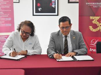 COBAEV Y UX FIRMAN CONVENIO EN BENEFICIO DE ALUMNOS Y PERSONAL