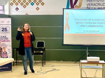 COBAEV ORGANIZA TALLER PARA PREVENIR LA VIOLENCIA CONTRA LAS MUJERES