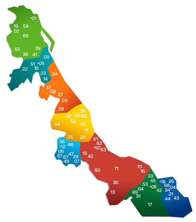 Mapa Estado De Veracruz Con Nombres